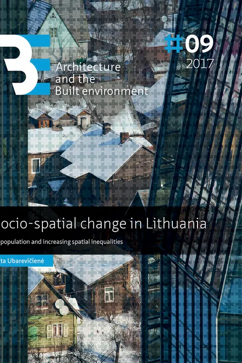 Cover of the book “Socio-spatial change in Lithuania”